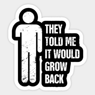 Funny Amputated Missing Arm Amputee Gift Sticker